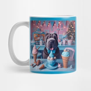 Stitch Enjoying Ice Cream Mug